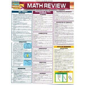 MATH REVIEW Quickstudy Reference Guides - Academic Barcharts, Inc.